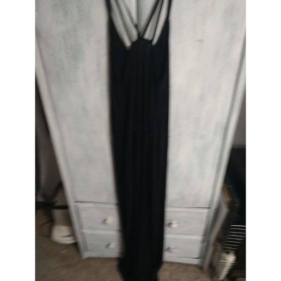Tart Maxi Strapless Cozy Dress Black Medium Beachy Boho Sexy - Picture 6 of 9